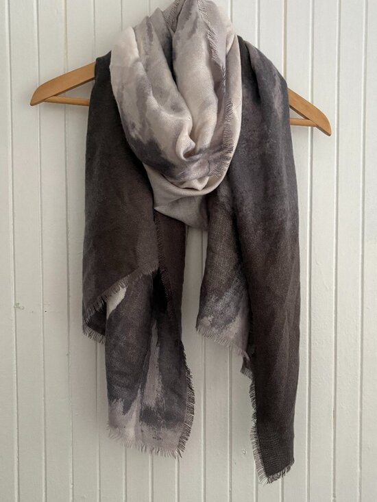 Vince Camuto Ink Wave Scarf - Picture 2 of 15